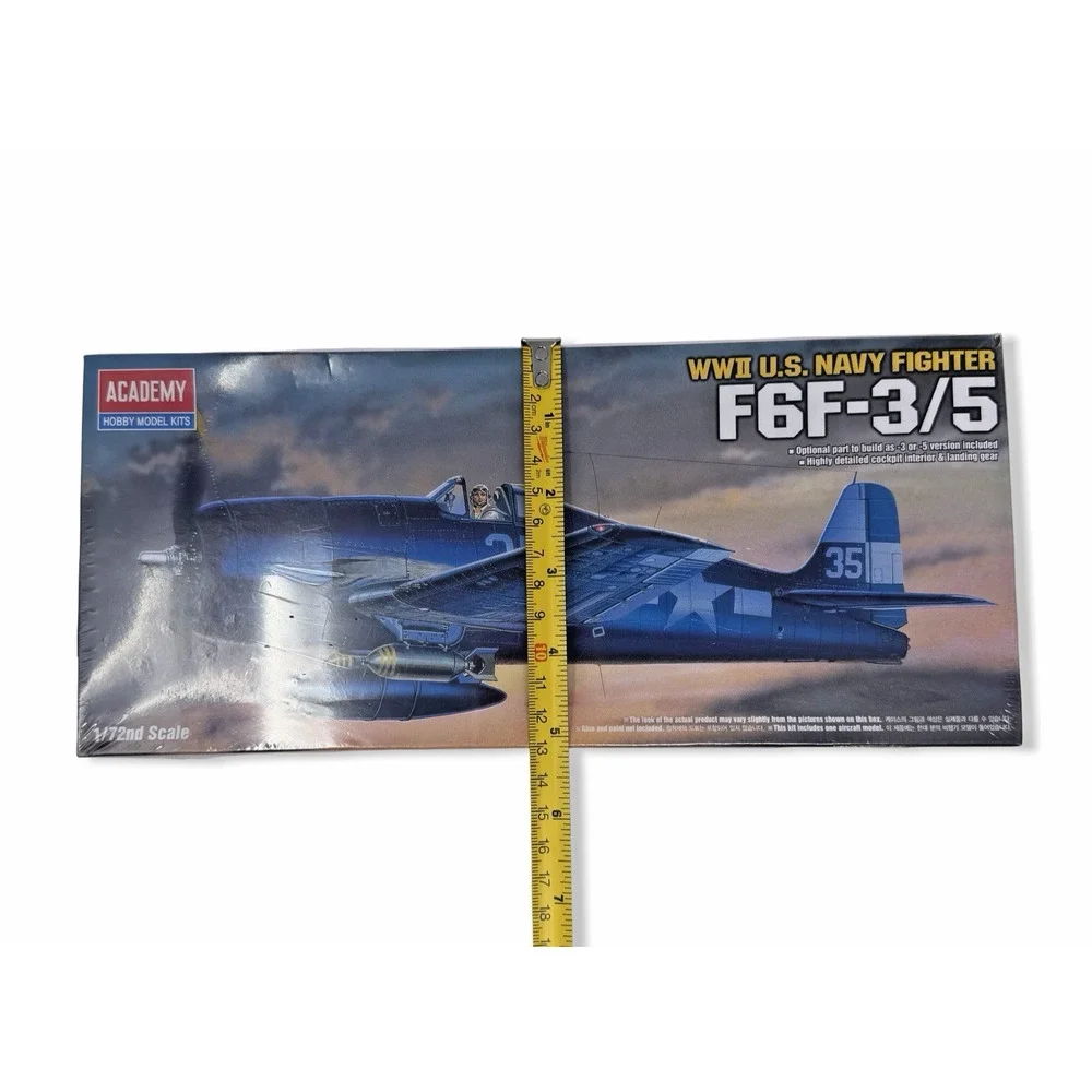 Academy 12481 Grumman F6F-3/5 Hellcat 1/72 Scale Plastic Model Kit-Sealed 4437